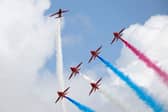 The Red Arrows will be visible over Nottinghamshire on Saturday, June 29