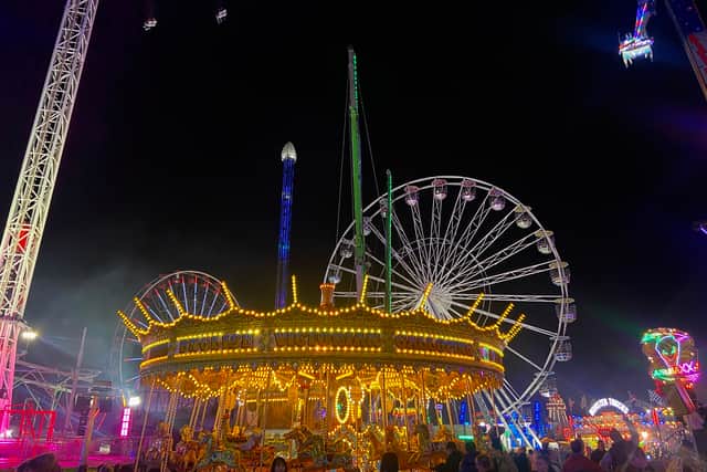 Goose Fair, one of Europe’s largest amusement fairs, has returned to Nottingham for another year. (Photo: Shannon Samecki)