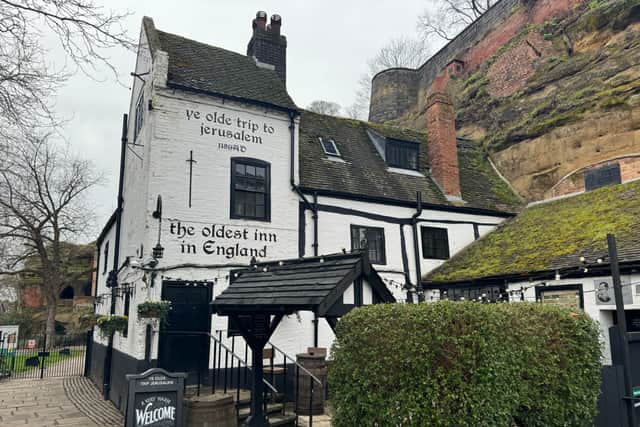 The pub claims to be the oldest in Nottinghamshire 