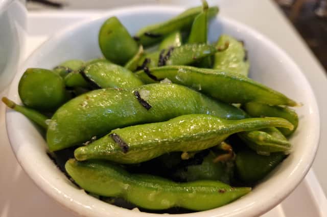 Edamame with smoked salt and lime was a refreshing delight | Photo Ria Ghei
