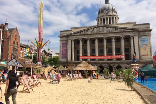 Nottingham Beach is returning to Old Market Square this summer