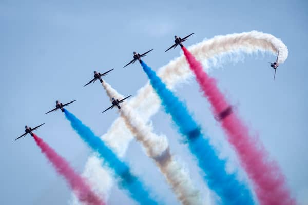 The Red Arrows will be taking off from RAF Waddington on Friday, July 5